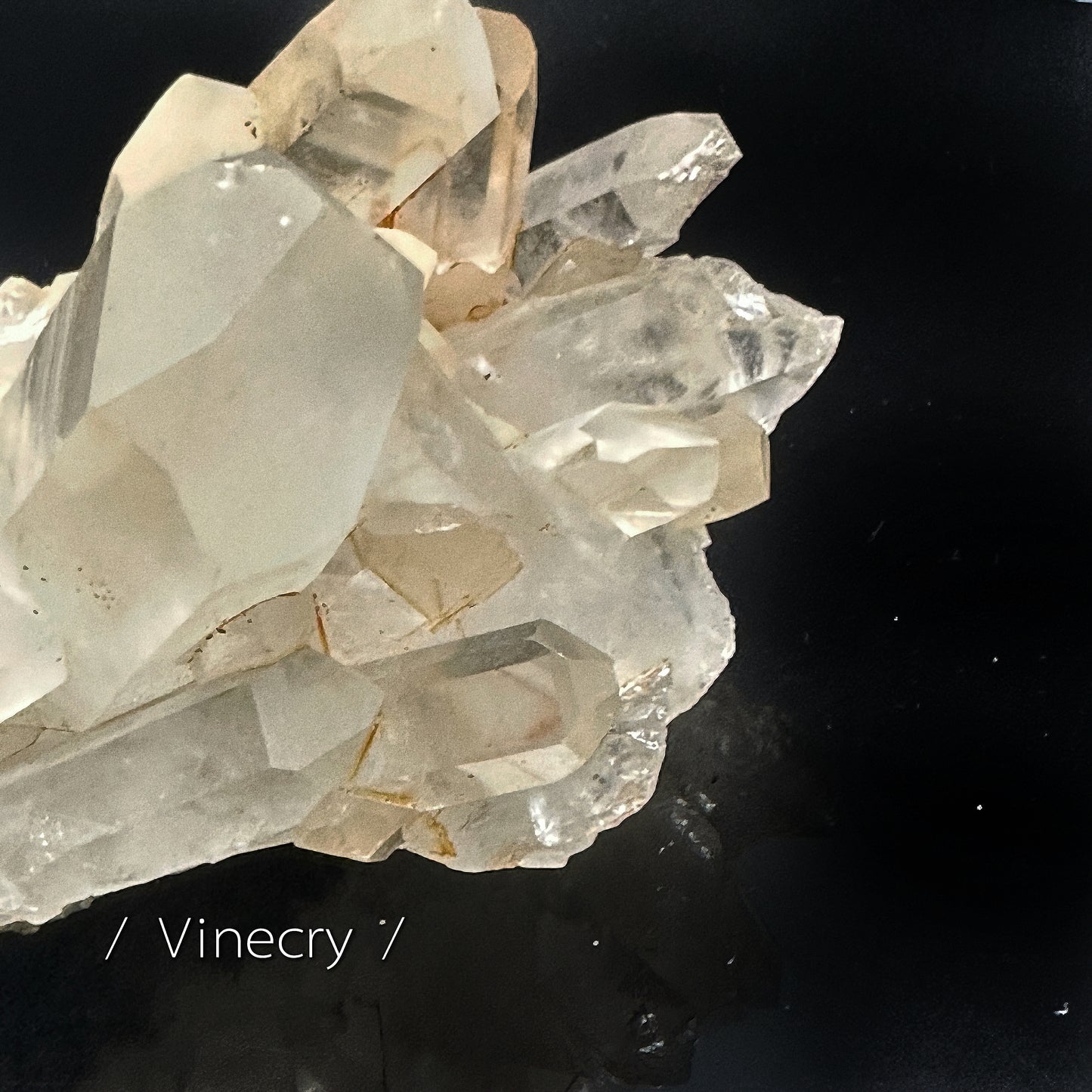 Madagascar White Crystal Cluster